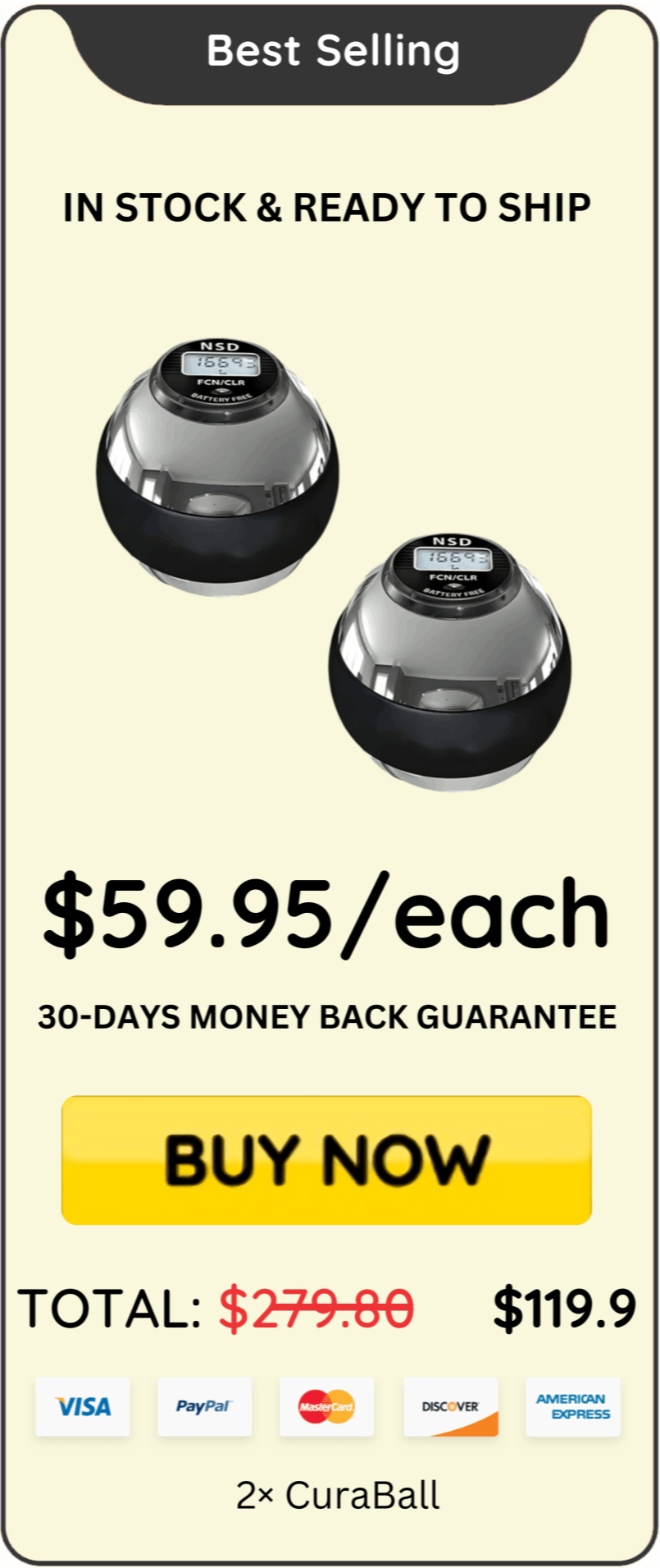 CuraBall best offer price